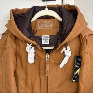 Coat CE Schmidt Jacket Adult L Brown Duck Canvas Workwear Grunge Chore Barn NWT